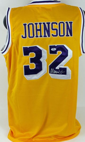 Magic Johnson Signed LA Lakers Pro Model Jersey