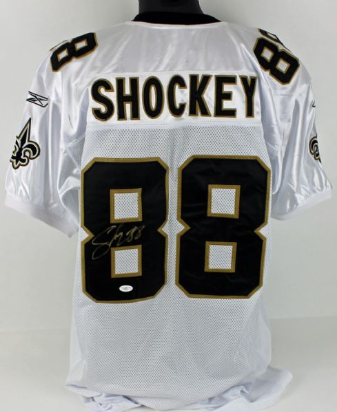 Jeremy Shockey Signed Reebok Pro Model Saints Jersey (JSA)