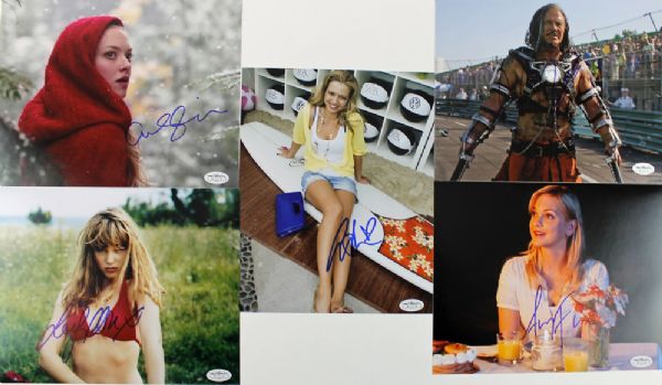 Actors & Actresses Signed 8" x 10" Color Photos - Lot of 15! (JSA)