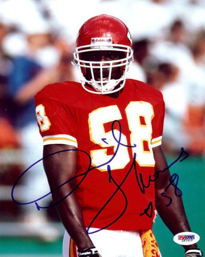 Derrick Thomas Signed 8" x 10" Color Photo (PSA/DNA)