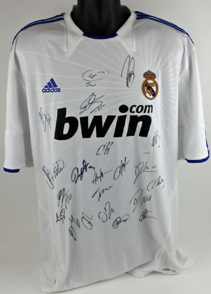 2011 Real Madrid Signed Pro Model Soccer Jersey (23 Sigs)