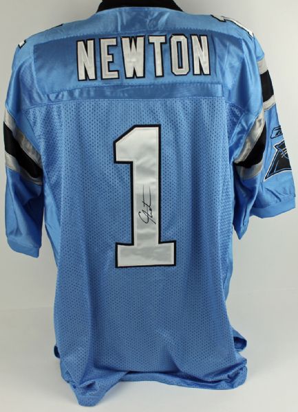 Cam Newton Signed Reebok Carolina Panthers Pro Model Jersey (Home)