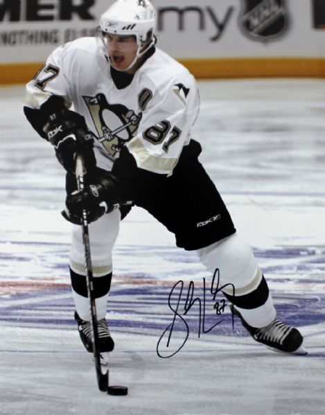 Sidney Crosby Signed 11" x 14" Color Photo