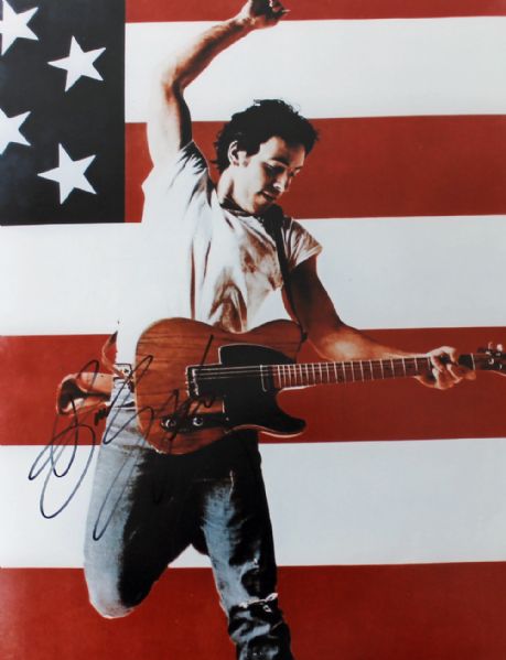 Bruce Springsteen Signed 11" x 14" Color Photo