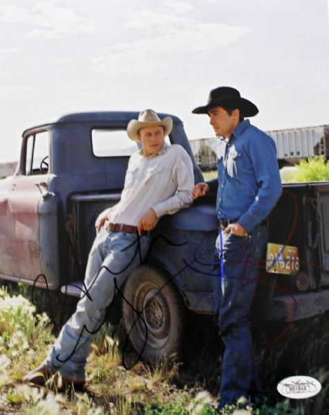 Brokeback Mountain: Heath Ledger & Jake Gyllenhaal Signed 8" x 10" Color Photo