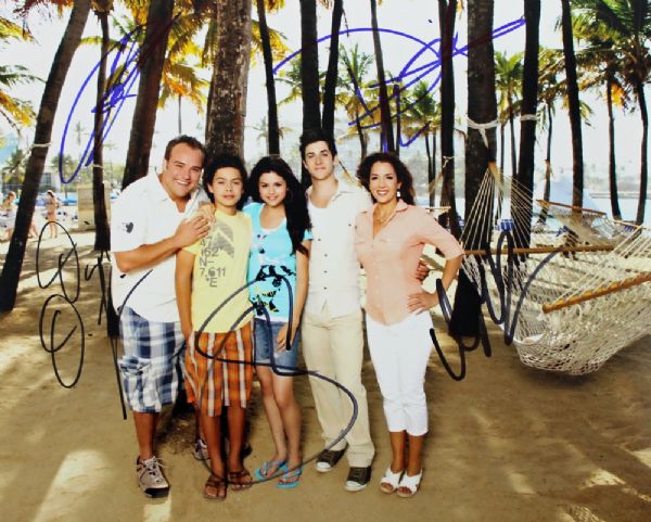 Wizards of Waverly Place Cast Signed 8" x 10" Color Photo