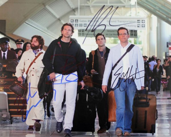 "The Hangover 2" Cast Signed 8" x 10" Color Photo (4 Sigs)