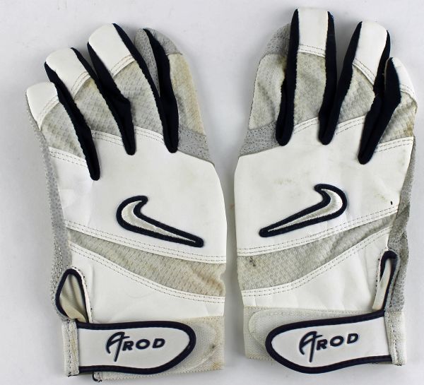 Alex Rodriguez Game Used Personal Model Batting Gloves (Yankees)