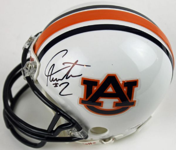 Cam Newton Signed Auburn College Mini Helmet