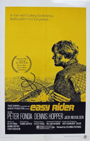 Peter Fonda Signed 11" x 17" Photo Print from "Easy Rider"