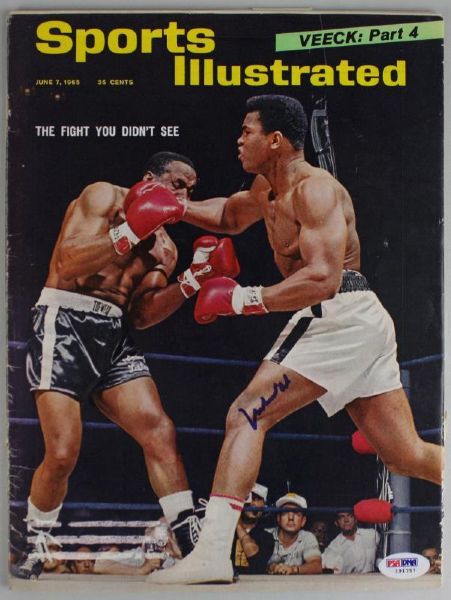 Muhammad Ali Signed June 7, 1965 Sports Illustrated Magazine (PSA/DNA)