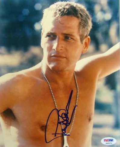 Paul Newman In-Person Signed 8" x 10" Color Photo from "Cool Hand Luke" (PSA/DNA)