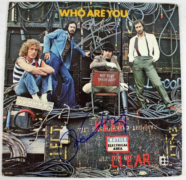 The Who: Roger Daltrey & Pete Townshend Signed Album - "Who Are You"