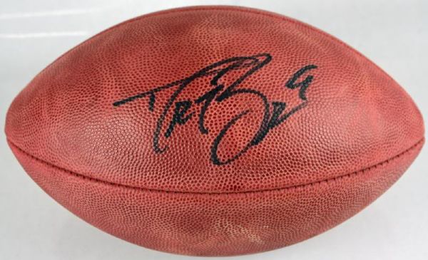 Drew Brees Signed NFL Leather Game Model Football (JSA)