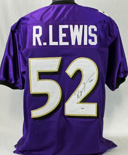 Ray Lewis Signed Baltimore Ravens Pro Style Jersey (JSA + PSA/DNA)