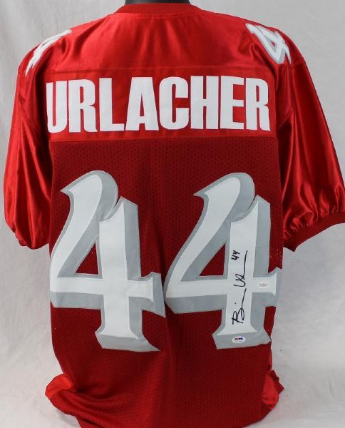 Brian Urlacher Signed New Mexico State College Model Jersey (JSA & PSA/DNA)