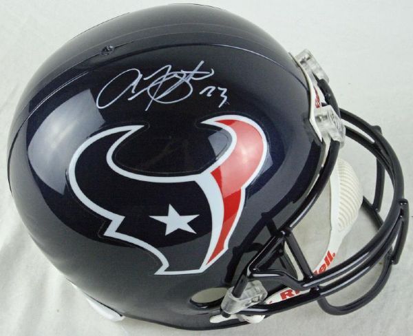 Arian Foster Signed Houston Texans Full Sized Helmet