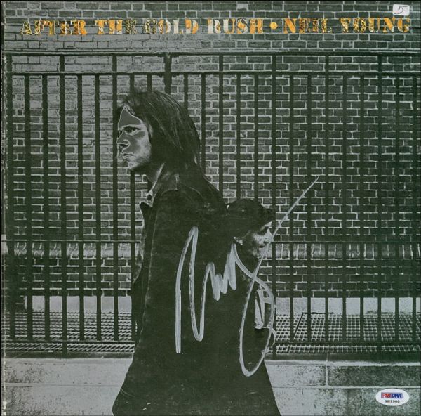 Neil Young Signed Album - "After The Gold Rush" (PSA/DNA)