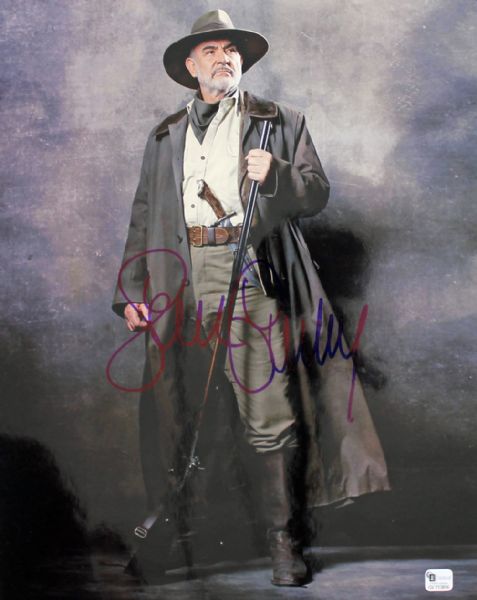 Sean Connery Signed 11" x 14" Color Photo