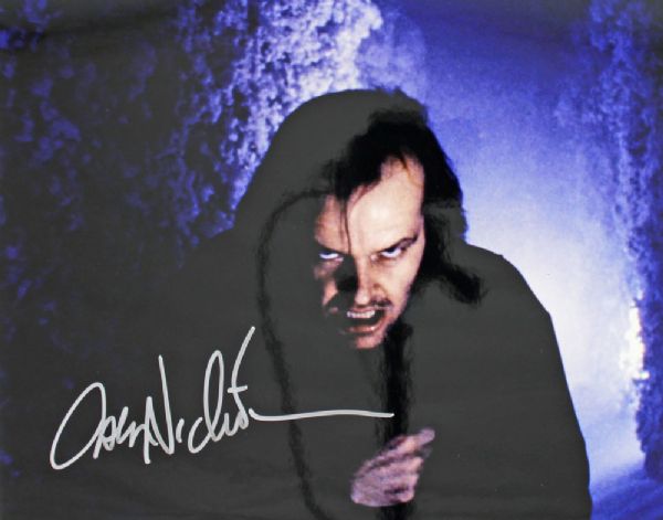 Jack Nicholson Signed 11" x 14" Color Photo from "The Shining"