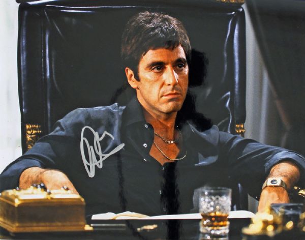 Al Pacino Signed 11" x 14" Color Photo as "Scarface"