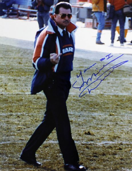 Mike Ditka Signed 11" x 14" Color Photo with "Your #1" Inscription