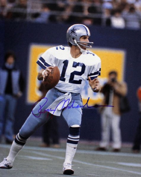 Roger Staubach Signed 11" x 14" Color Photo