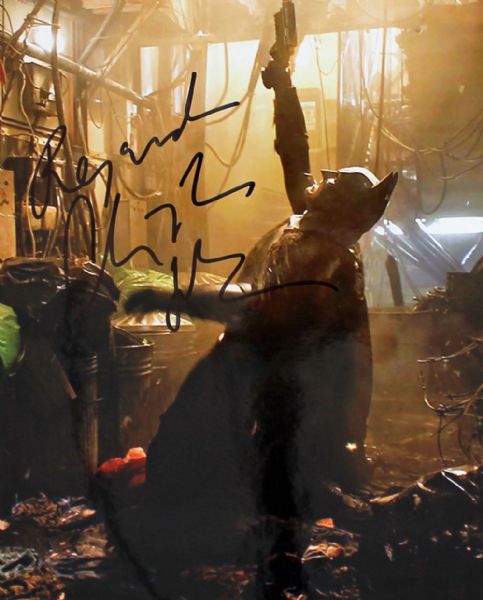 Christian Bale Signed 8" x 10" Color Photo as "Batman"