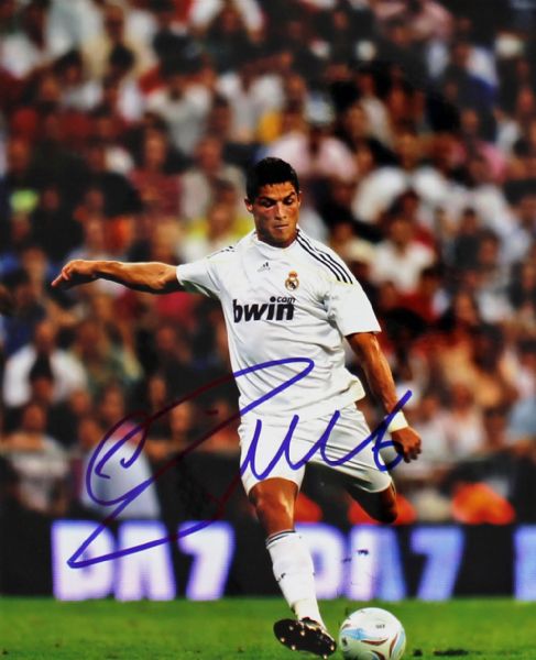 Cristiano Ronaldo Signed 8" x 10" Color Photo