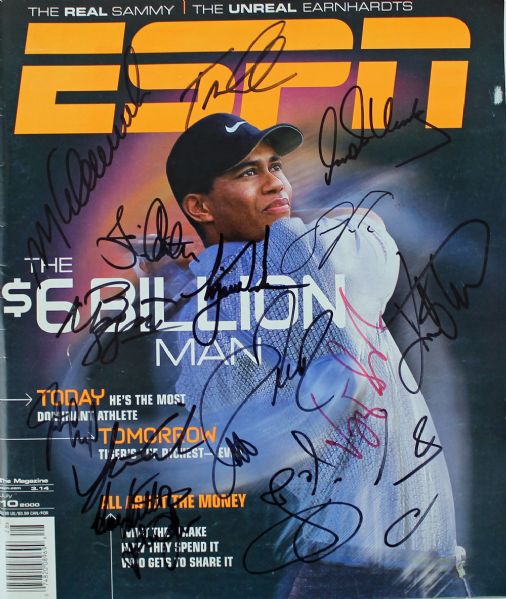 Tiger Woods & Others Signed ESPN The Magazine