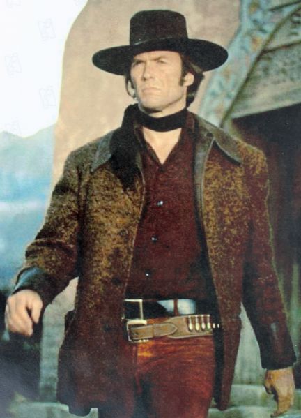 Clint Eastwood Personally Screen Worn Black Neckerchief from Joe Kidd