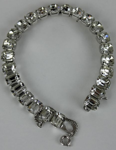 Marilyn Monroe Personally Owned & Worn Austrian Crystal Bracelet with Photo of Monroe Wearing It! (ex. Rothstein Estate)
