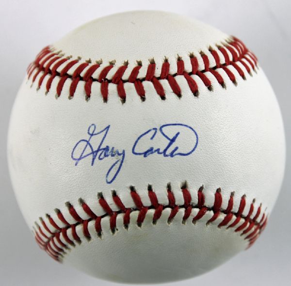 Gary Carter Signed ONL Baseball (JSA)