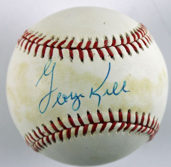 George Kell Signed OAL Baseball (JSA)