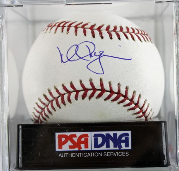 Manny Ramirez Signed OML Baseball PSA/DNA Graded MINT 9