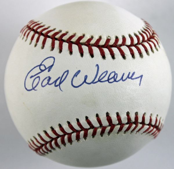 Earl Weaver Signed OAL Baseball (JSA)