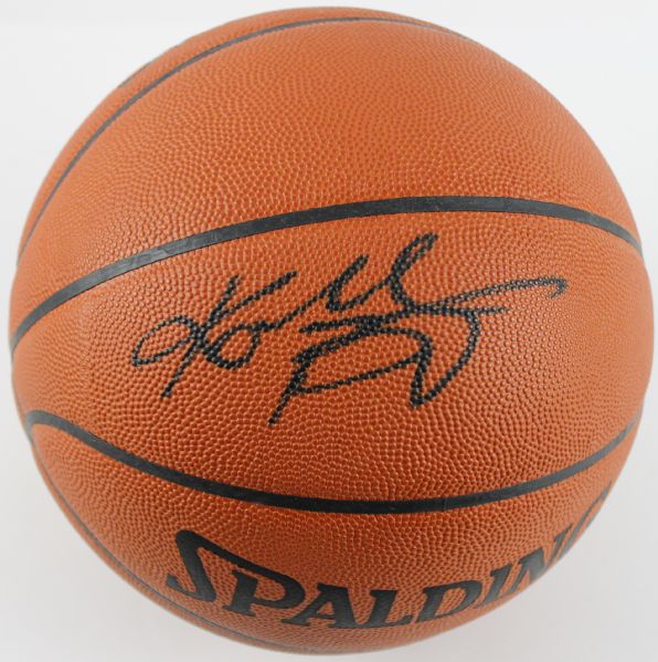 Kobe Bryant Signed Spalding NBA Leather Game Model Basketball with Full Name Signature (PSA/DNA)