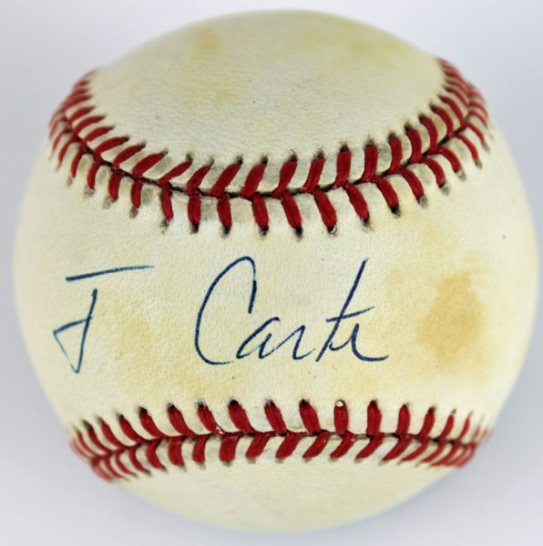 President Jimmy Carter Signed OAL Baseball (JSA)