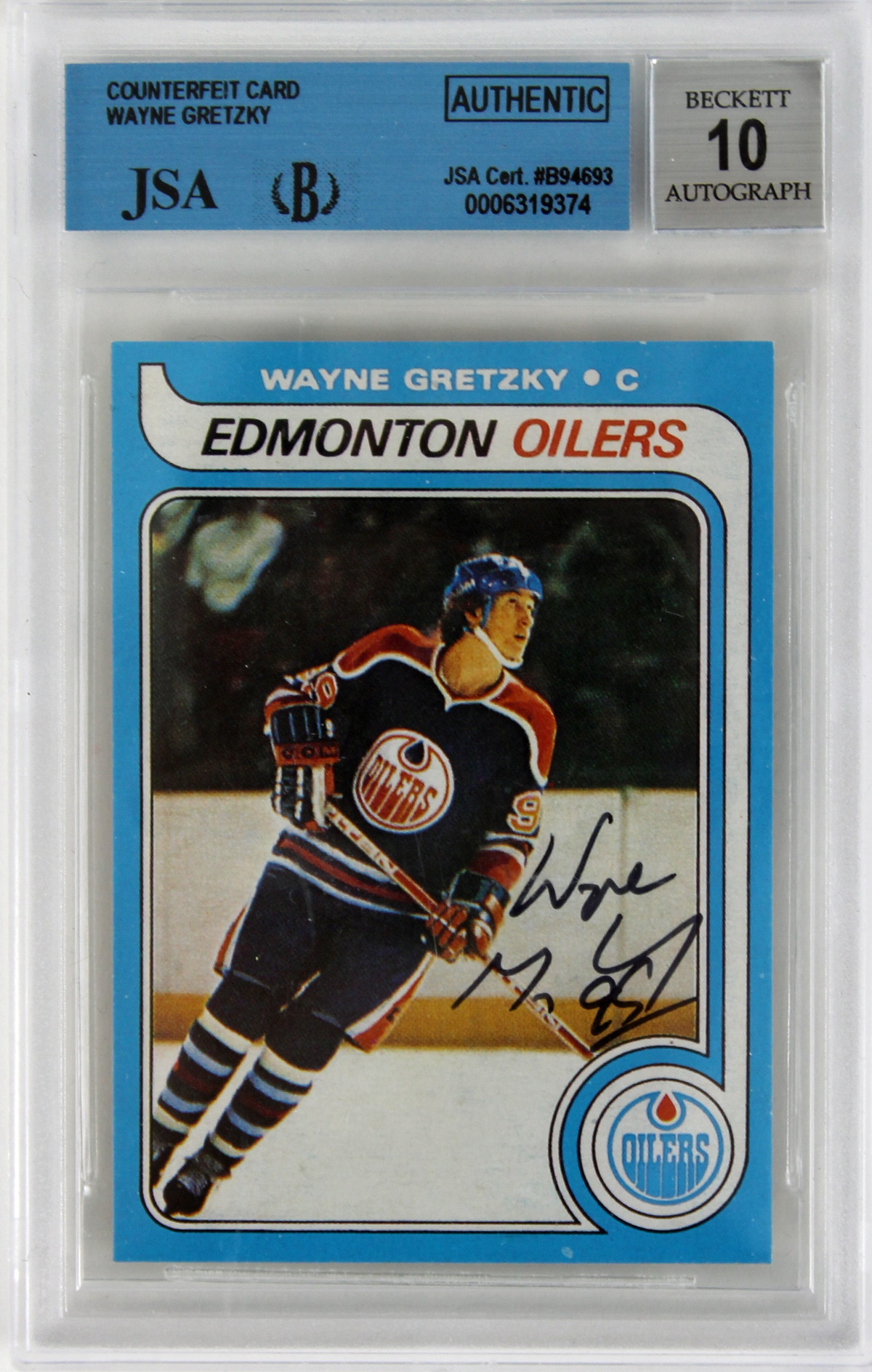 Lot Detail - Wayne Gretzky Edmonton Oilers Autographed Authentic