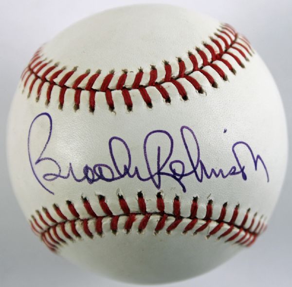 Brooks Robinson Signed OAL Baseball (JSA)