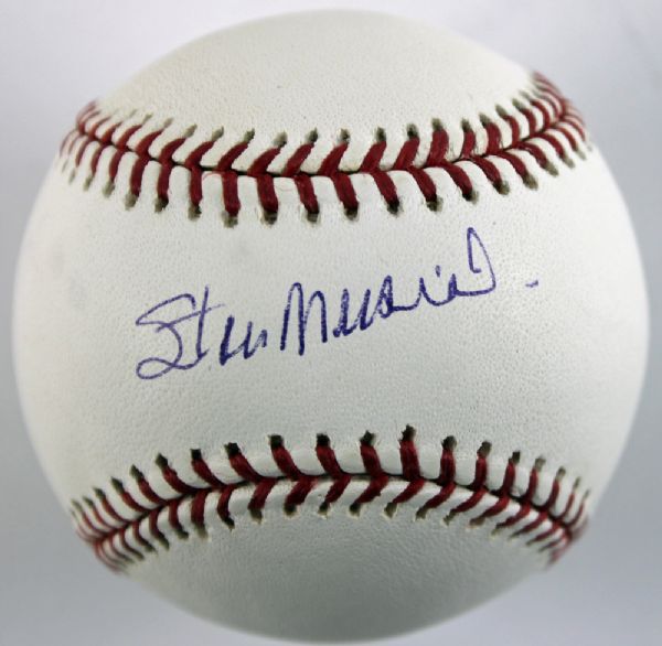 Stan Musial Signed OML Baseball (JSA)