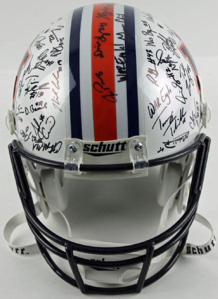 2010-11 Auburn Tigers (Natl Champs) Team Signed Full Sized Helmet (40+ Sigs)