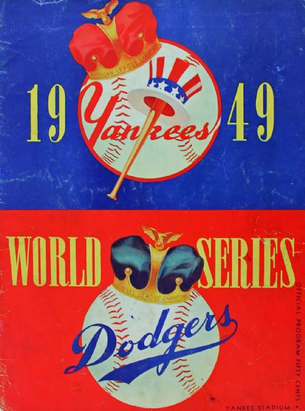 1949 World Series Original Yankees Stadium Program - Yankees vs. Dodgers