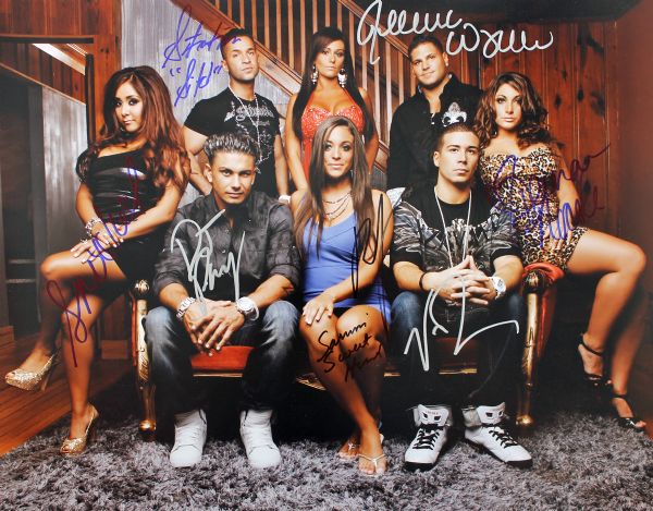 The Jersey Shore Cast Signed 11" x 14" Color Photo (8 Sigs)