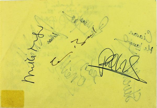 Genesis Rare Group Signed Page (Epperson/REAL Pre-Certified)