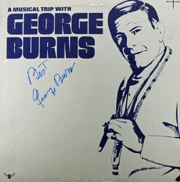 George Burns Signed Album: "A Musical Trip with George Burns"
