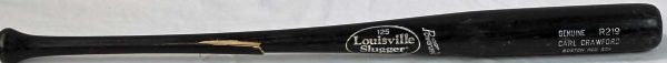 Carl Crawford 2011 Game Used Louisville Slugger Personal Model Bat