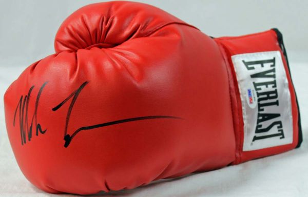 Mike Tyson Signed Everlast Pro Model Boxing Glove (PSA/DNA)