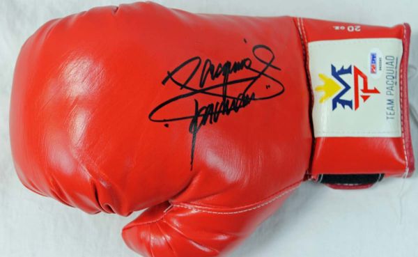 Manny Pacquiao Signed Personal Model Boxing Glove (PSA/DNA)