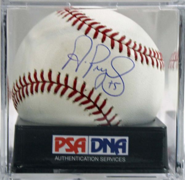 Albert Pujols Signed OML Baseball PSA/DNA Graded MINT 9!
